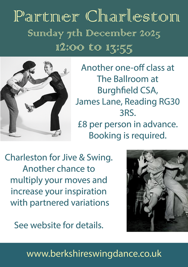 Charleston on Sunday 7th December 2025 - choose your option