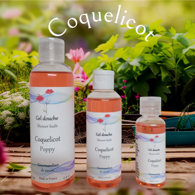 Gel douche senteur Coquelicot
