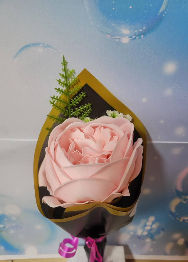 Pivoine de savon rose