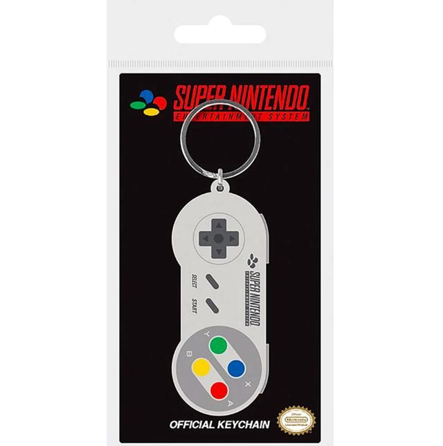 Pyramid International Nintendo Rubber Keychain SNES Controller 6 Cm