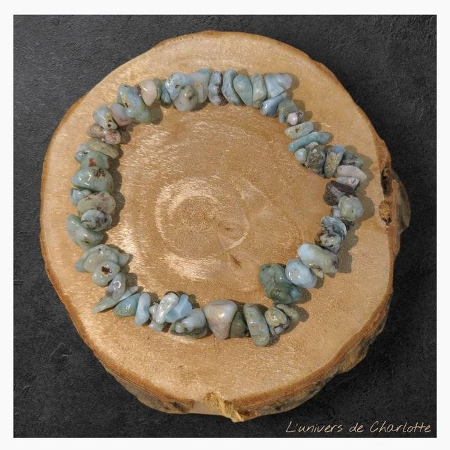 Bracelet "Larimar" baroque BR-215