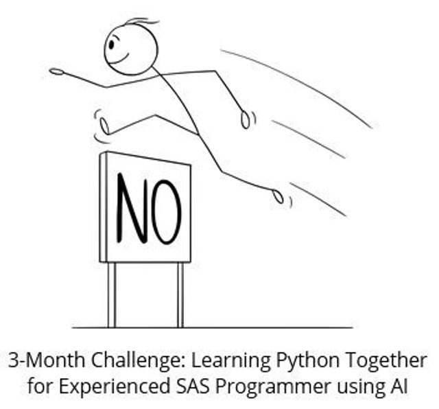 3-Month Challenge: Getting Started with Python for SAS Users, Learning Together using AI
