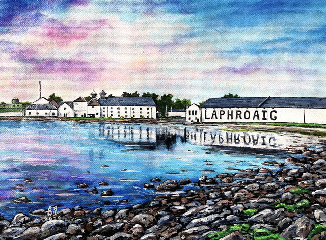 X4 Prints - Laphroaig Distillery, Isle of Islay 10"x8" (£7.50 per unit)