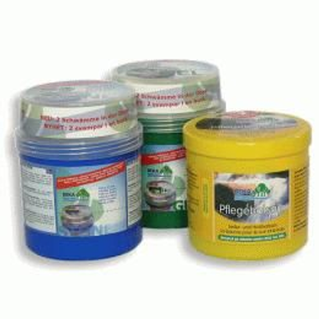 GEL (500g), PIERRE (750g) et BAUME (300g)