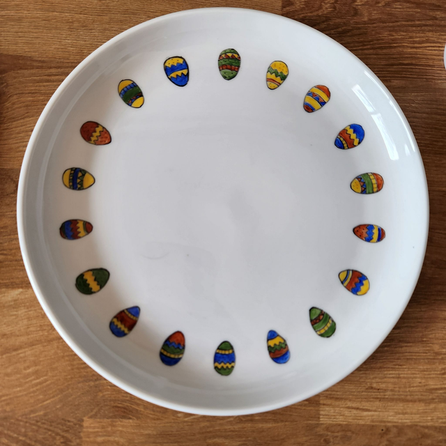 Assiette œuf de Pâques - EPC