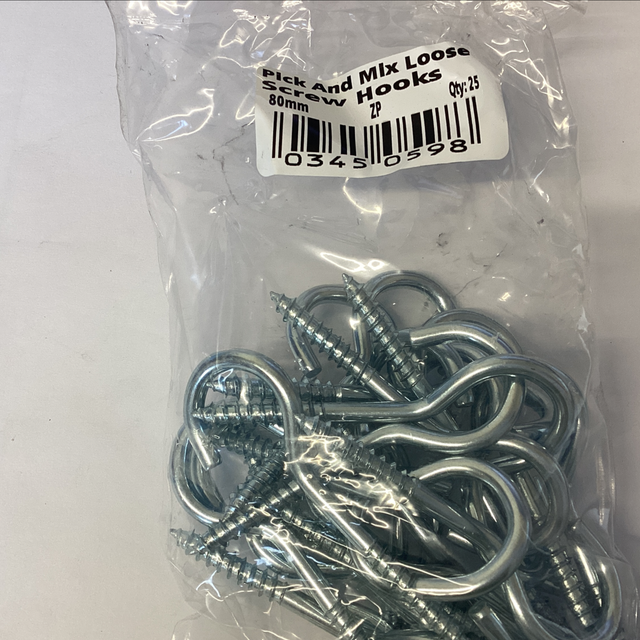 Screw hook 80m 0345059