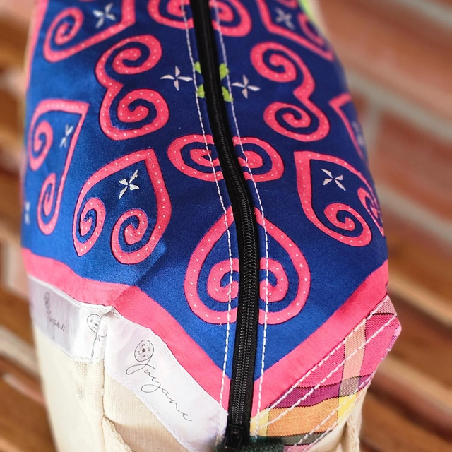 Trousse de toilette CLEMIRE  madras/hmong