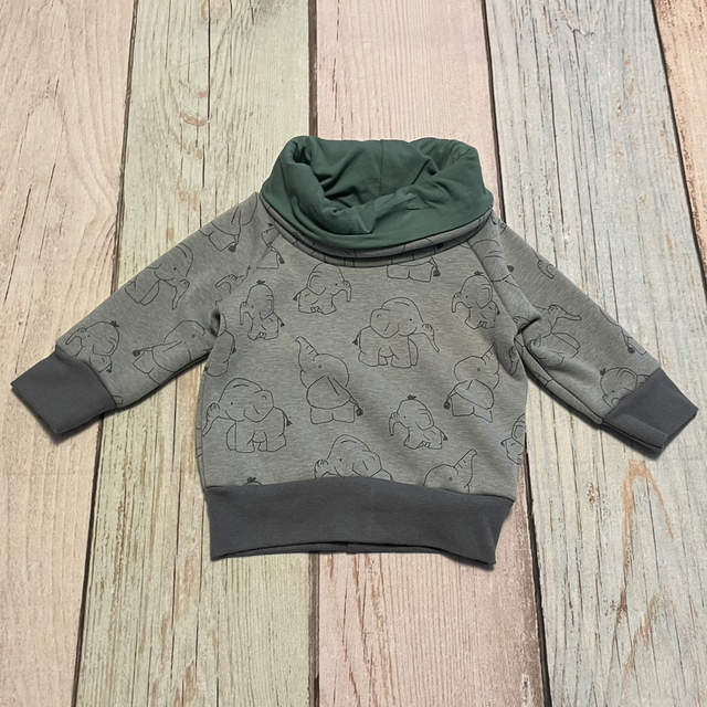 Pullover, Elefant, Größe 62