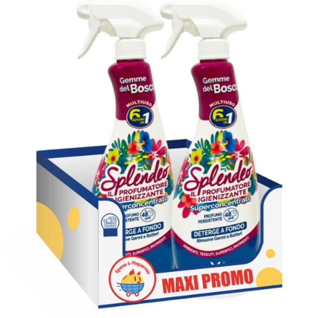 Splendeo Igienizzante Spray Gemme Del Bosco 750ml