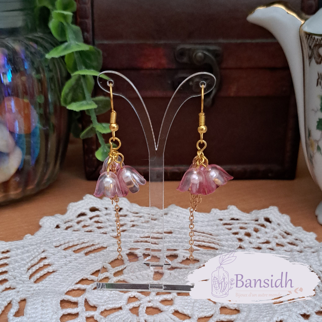 Boucles grappe de fleurs