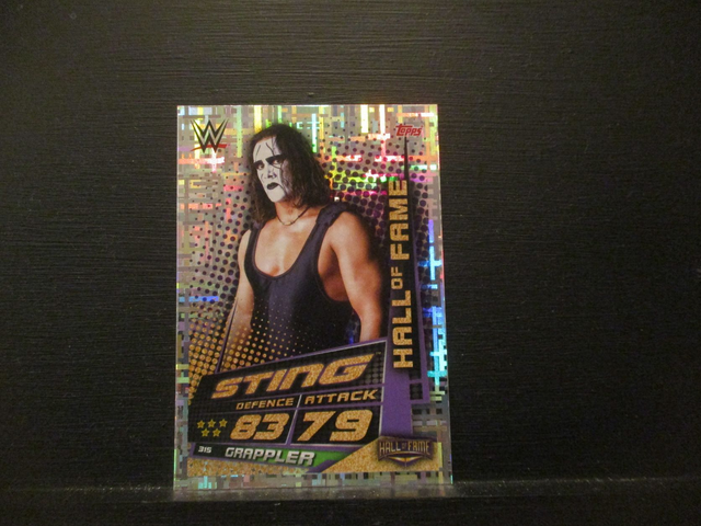 Sting - Hall Of Fame Slam Attax Universe Original Trading Card #315