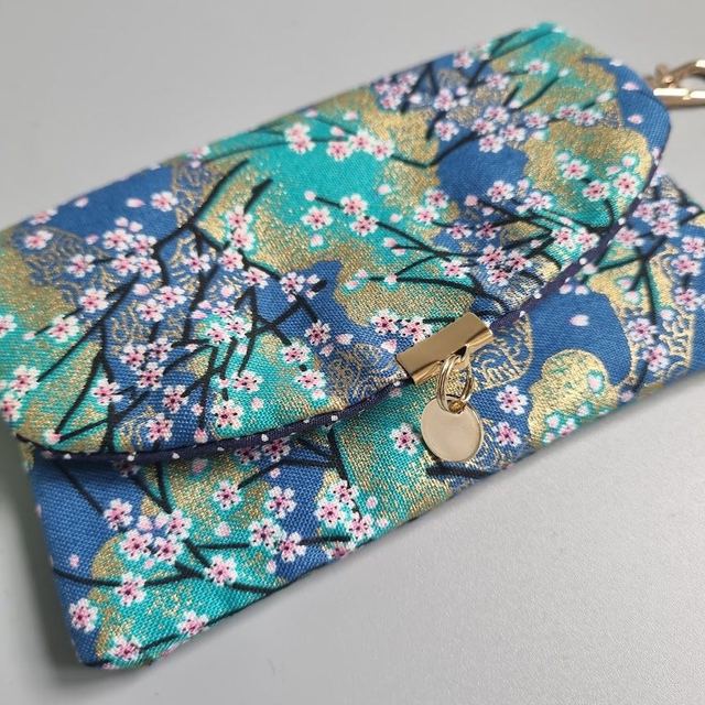 Porte-carte & pièces "Akina" turquoise