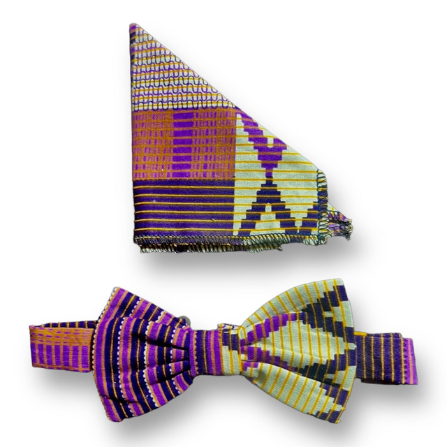 Noeud papillon et mouchoir de poche