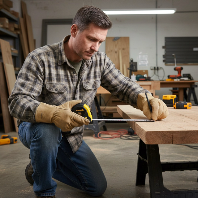 Metr svinovací 10 m x 25 mm červeno - černý TOYA TO-10129