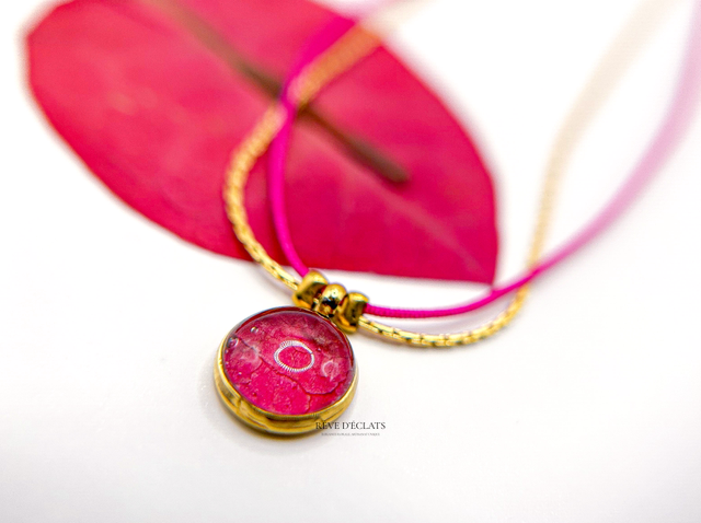 Bracelet - Fleur de bougainvillier