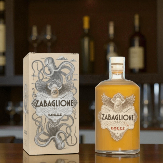 Liquore zabaglione con astuccio serigrafato - Lolli - 500ml