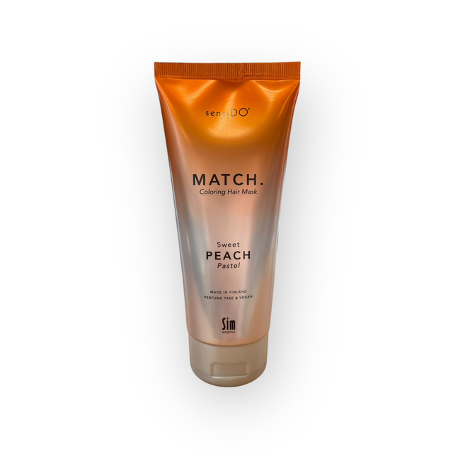 Sim MATCH Sweet peach pastel coloring hair mask hiusnaamio 200ml