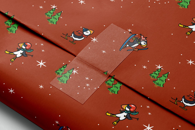 Puffin Wrapping Paper