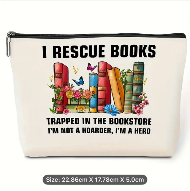 Bookish makeup case 
