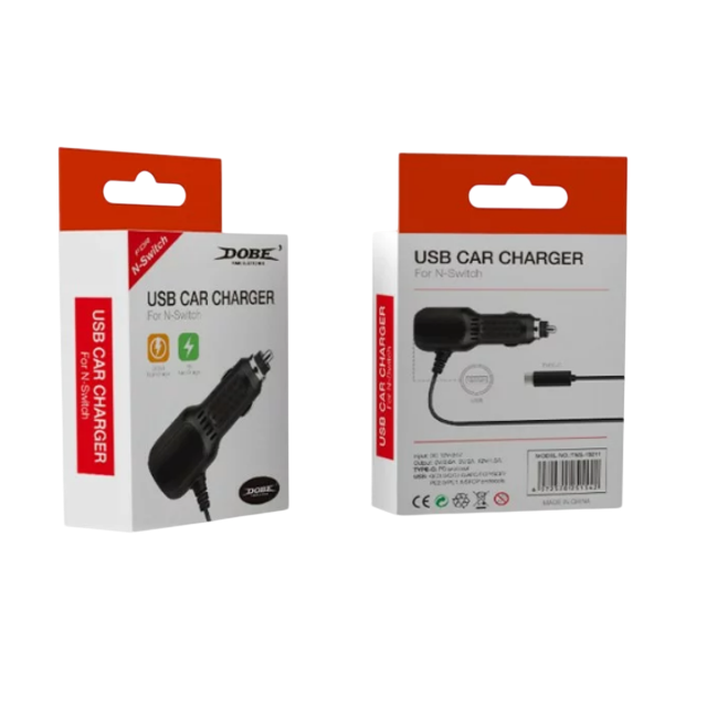Cargador Rapido USB de Autos Para Nintendo Switch y Lite / Dobe