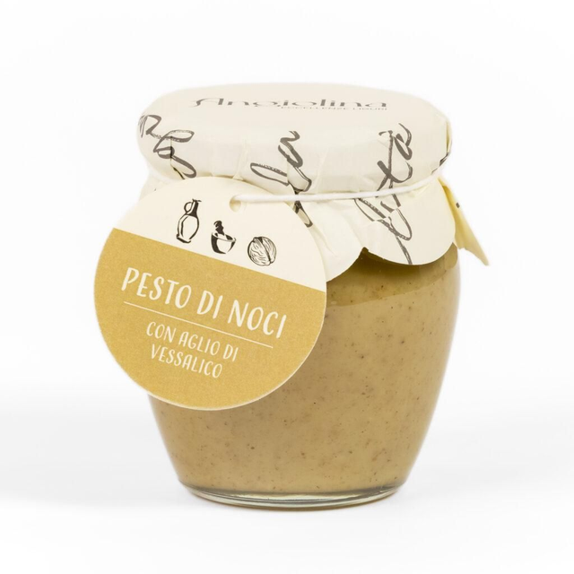 SALSA DI NOCI CON AGLIO DI VESSALICO 180 GR 