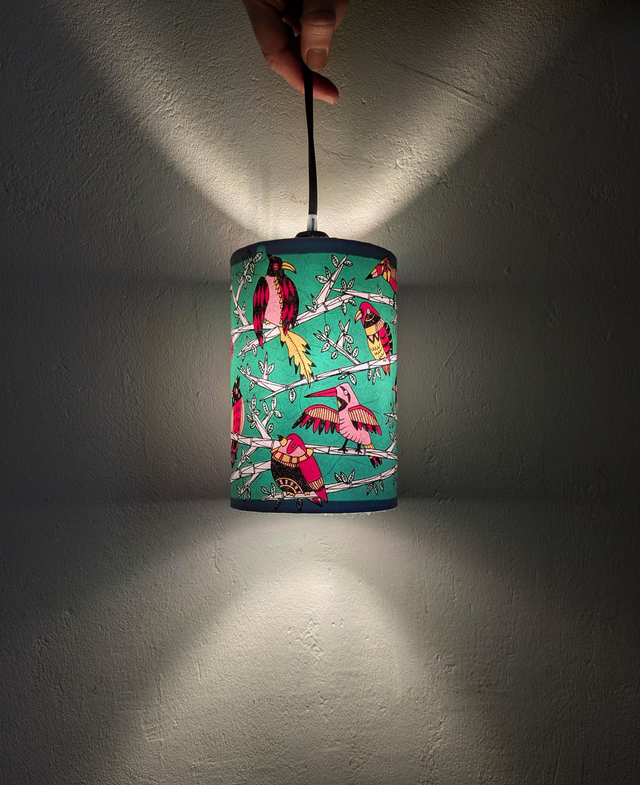 Suspension "Oiseaux" Vert