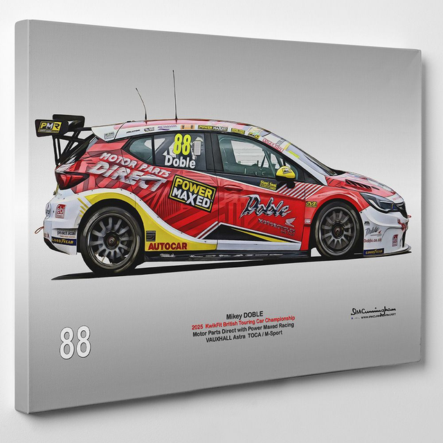 C250909 Mickey Doble #88 Power Maxed Racing VAUXHALL ASTRA BTCC 2025 PMR