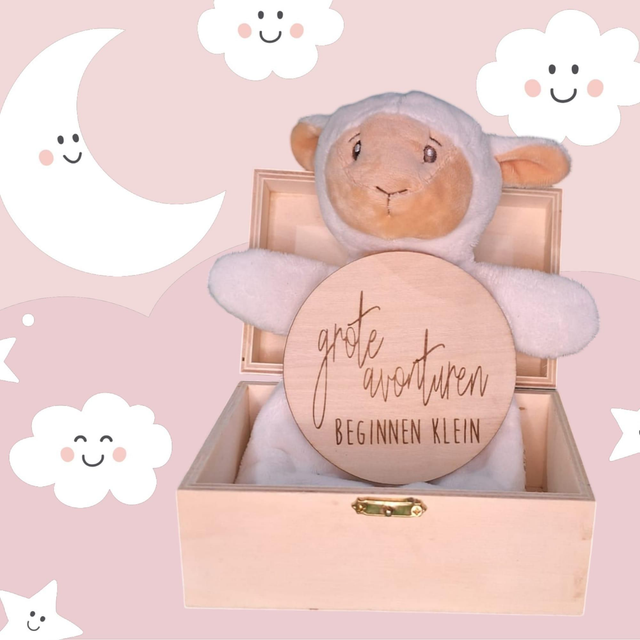 Baby setje met boodschap