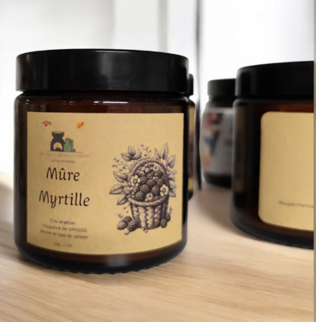 32.Bougie mûre myrtille 14h