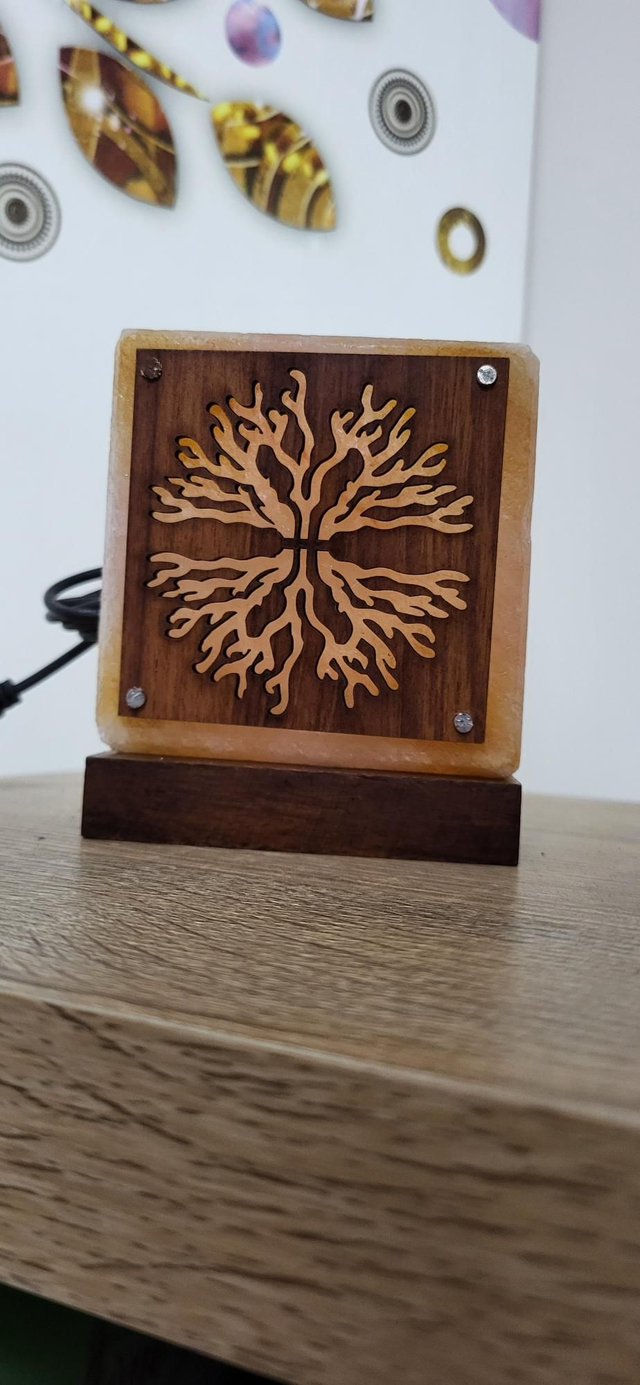 Lampe de sel arbre de vie USB