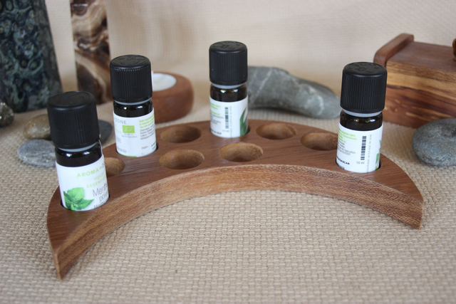 Support présentoir huiles essentielles