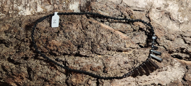 Collier macramé fluorine D2