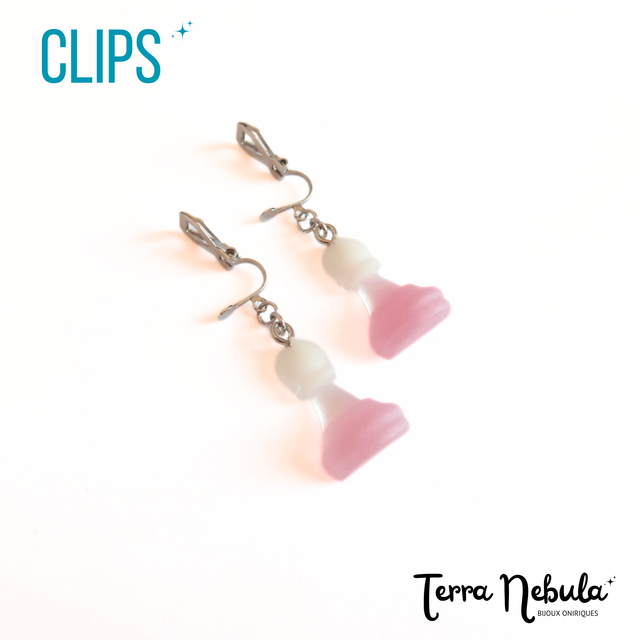 Boucles d&#039;oreilles Clips Ludique | BO087