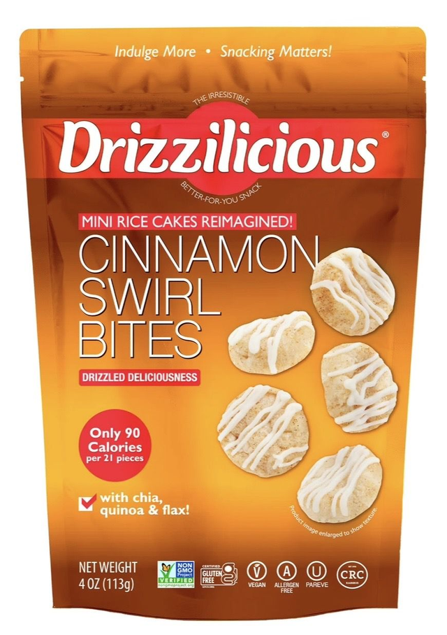 #002 Drizzilicious Cinnamon Flavour Bites 113g