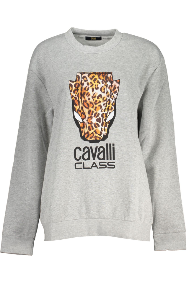 CAVALLI CLASS FELPA SENZA ZIP DONNA GRIGIO