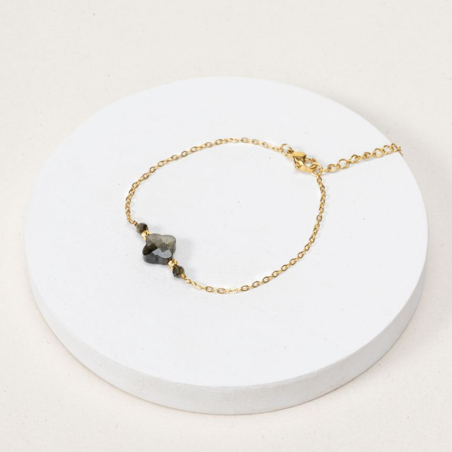 Bracelet Morgan - Obsidienne