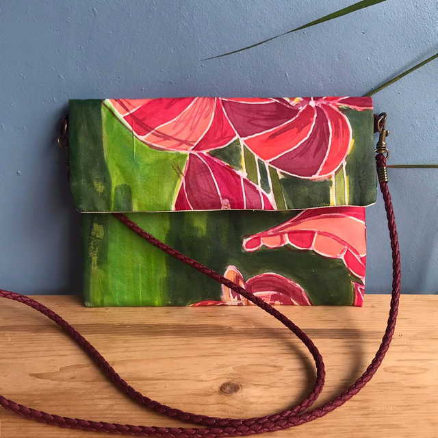 Anthurium Clutch Bag