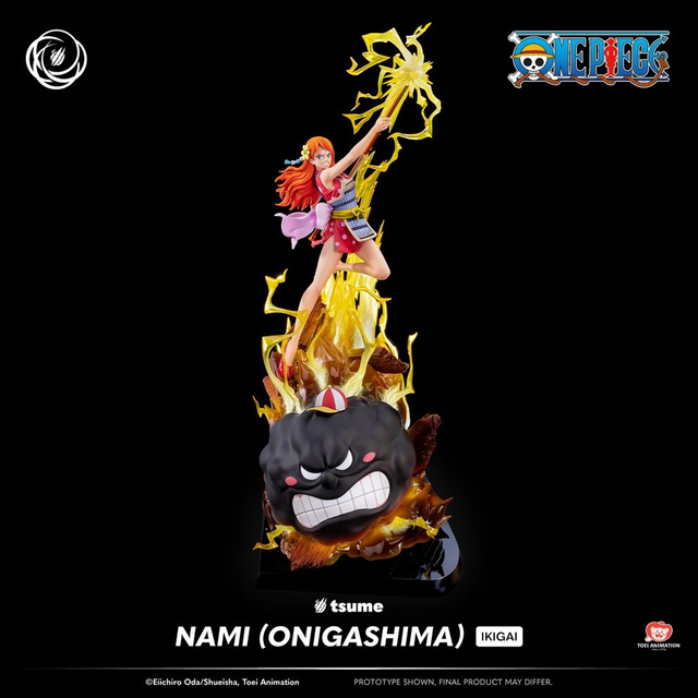 (Preordine data stimata consegna: Q2-Q3 2026!) Nami (Onigashima) - One Piece - Statua Ikigai Tsume Art 1/6 (47cm)⚡️🍊(Anche a rate! 👇)