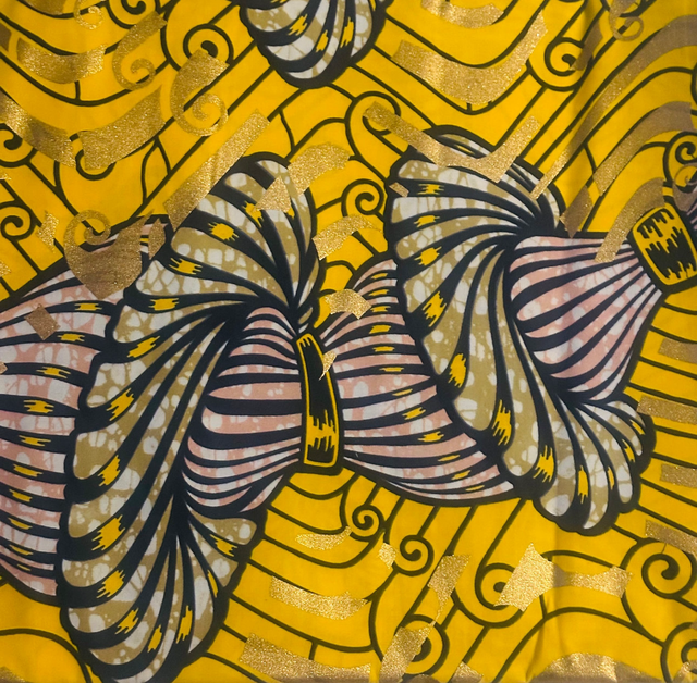 Wax Solendjacka 90cm Coton Pailleté 