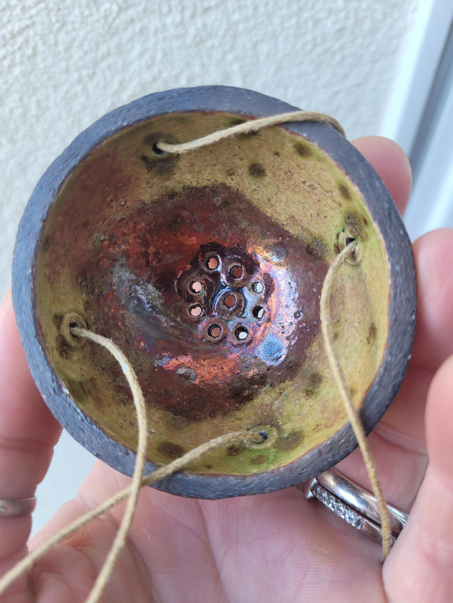 Porte-boule de graisse, en céramique, artisanal, fait main