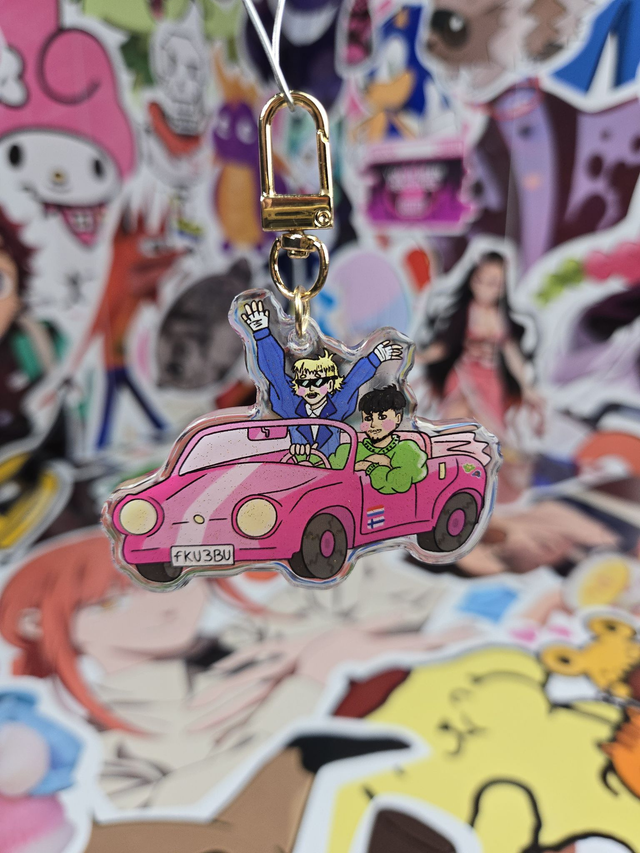 Joost &amp; Kaarija Glitter Keychain