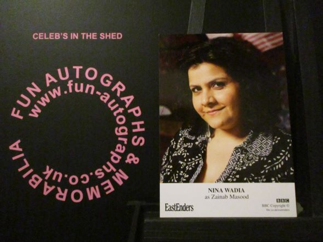 Nina Wadia (Zainab Masood) Original Eastenders Cast Card
