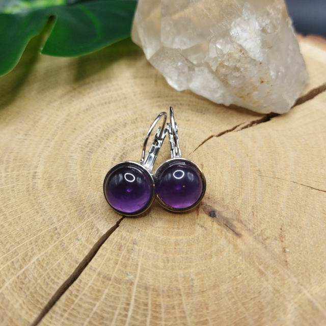 Boucles d'oreilles Améthyste