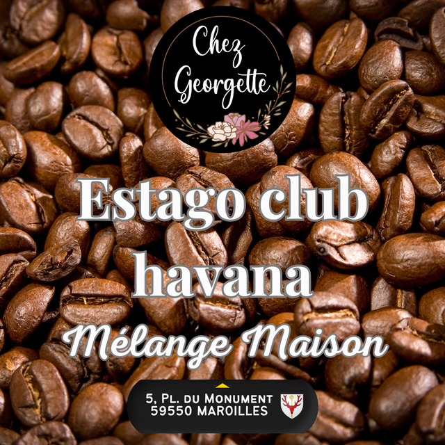 CAFÉ MÉLANGE MAISON ESTAGO CLUB HAVANA - Sachet de 250g