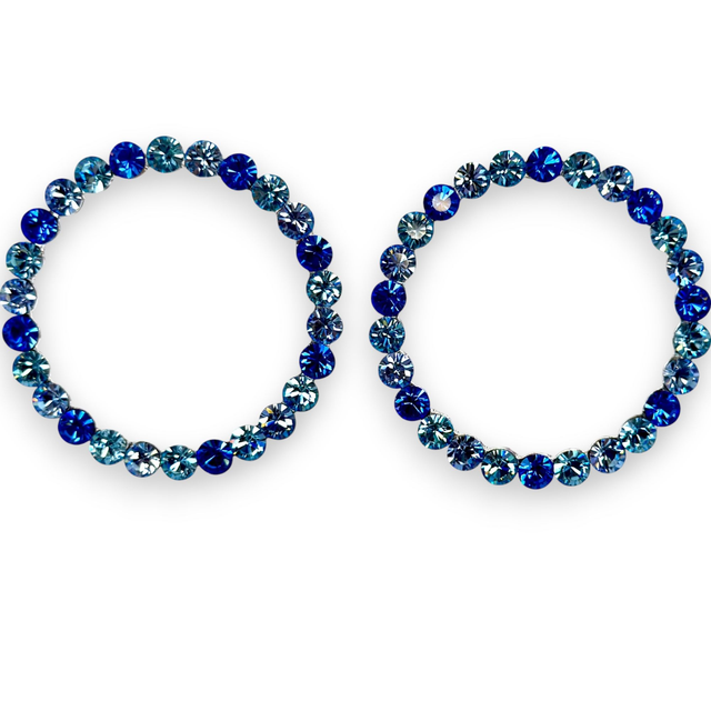 MAGIC CIRCLE BIG Ohrstecker Blaumix