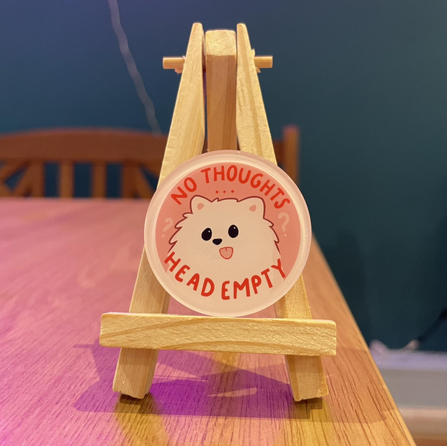 “ No thoughts head empty” Pin