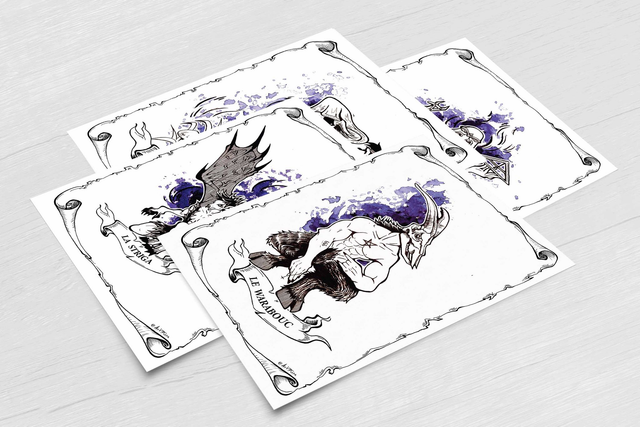 Créatures Légendaires - Illustrations à l'unité