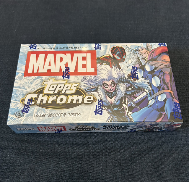 Topps Chrome Marvel 2025 Hobby Box