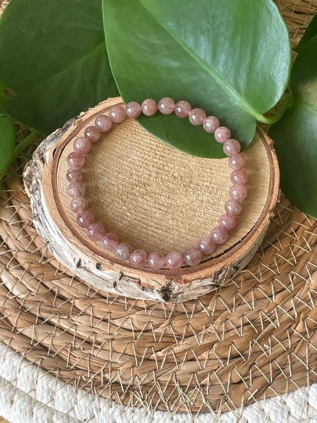 Bracelet Quartz fraise
