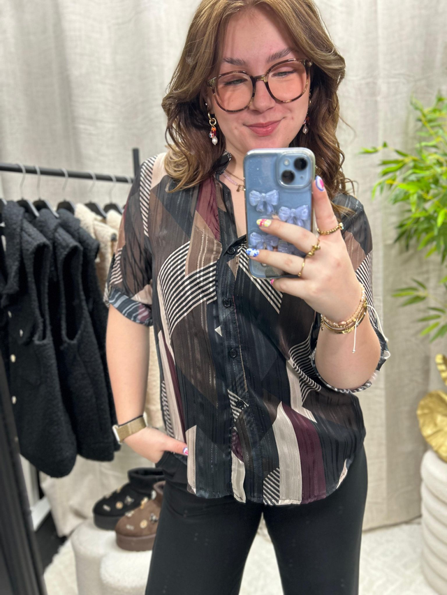 Blouse Eva zwart